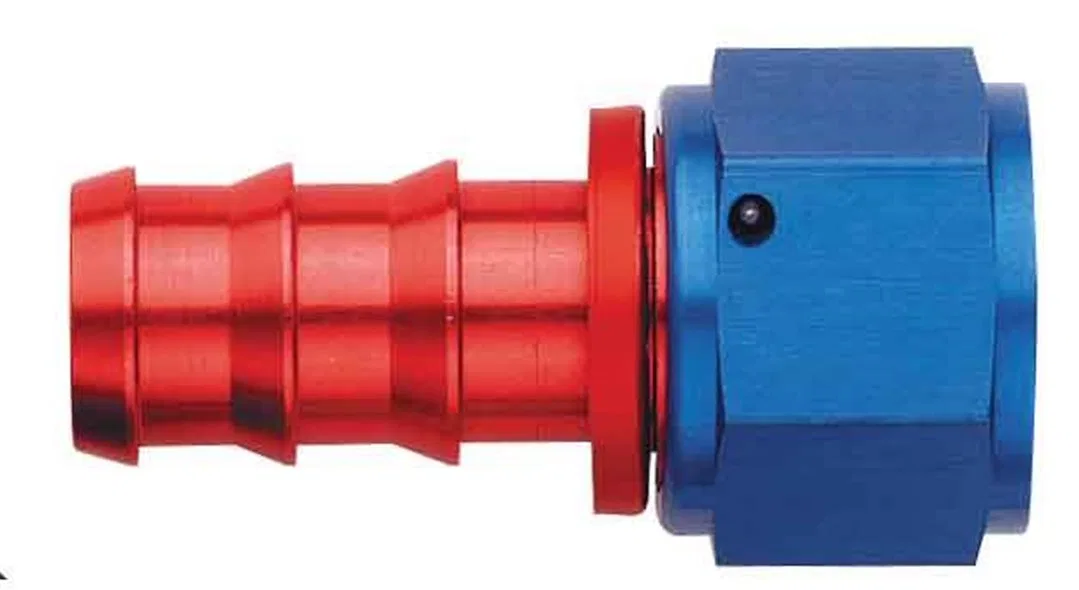 FCM1513 – AEROQUIP Hose End Fitting, -8 AN Hose Straight Aluminum Single